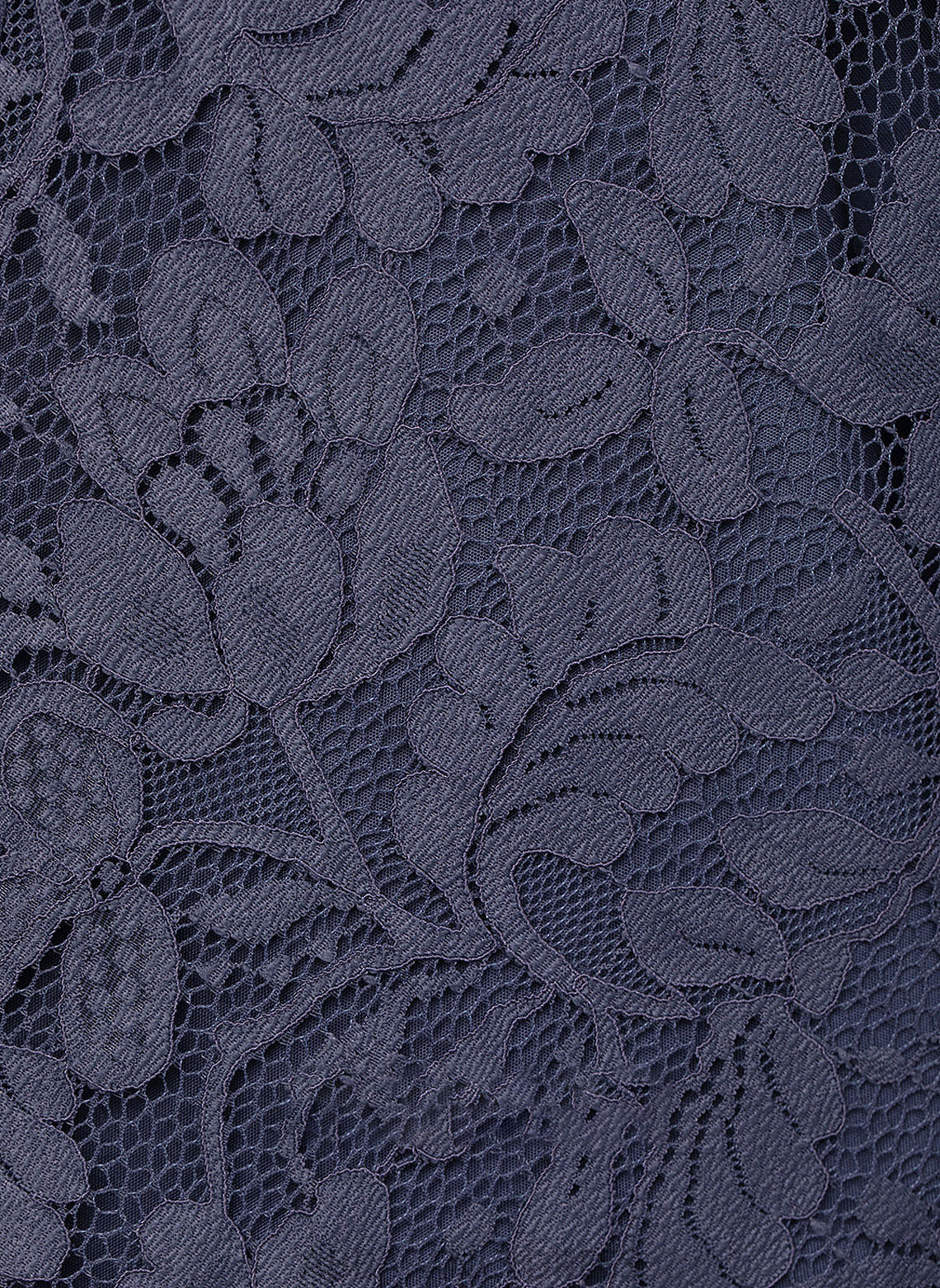 Silhouette Ruffle Embellishment Length Lace Asymmetrical Neckline Fabric A-Line V-neck Kaitlynn Sleeveless