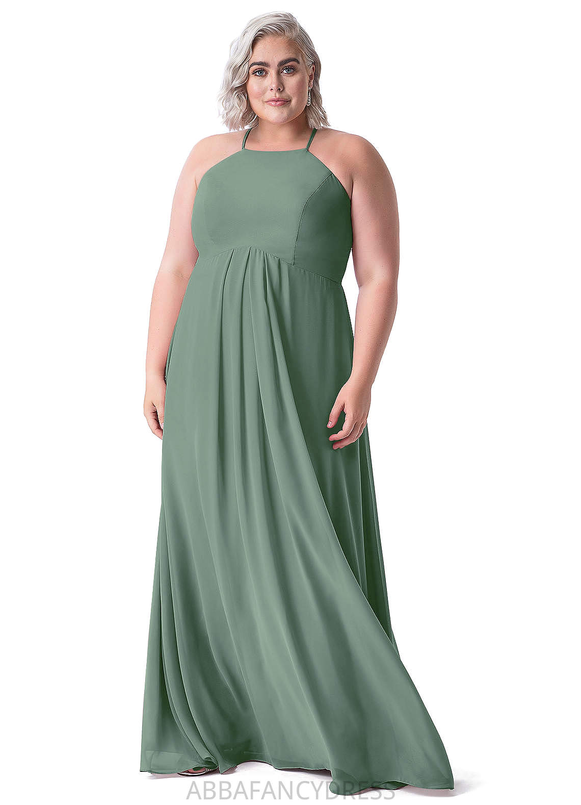 Esperanza Trumpet/Mermaid Natural Waist Sleeveless Floor Length Bridesmaid Dresses