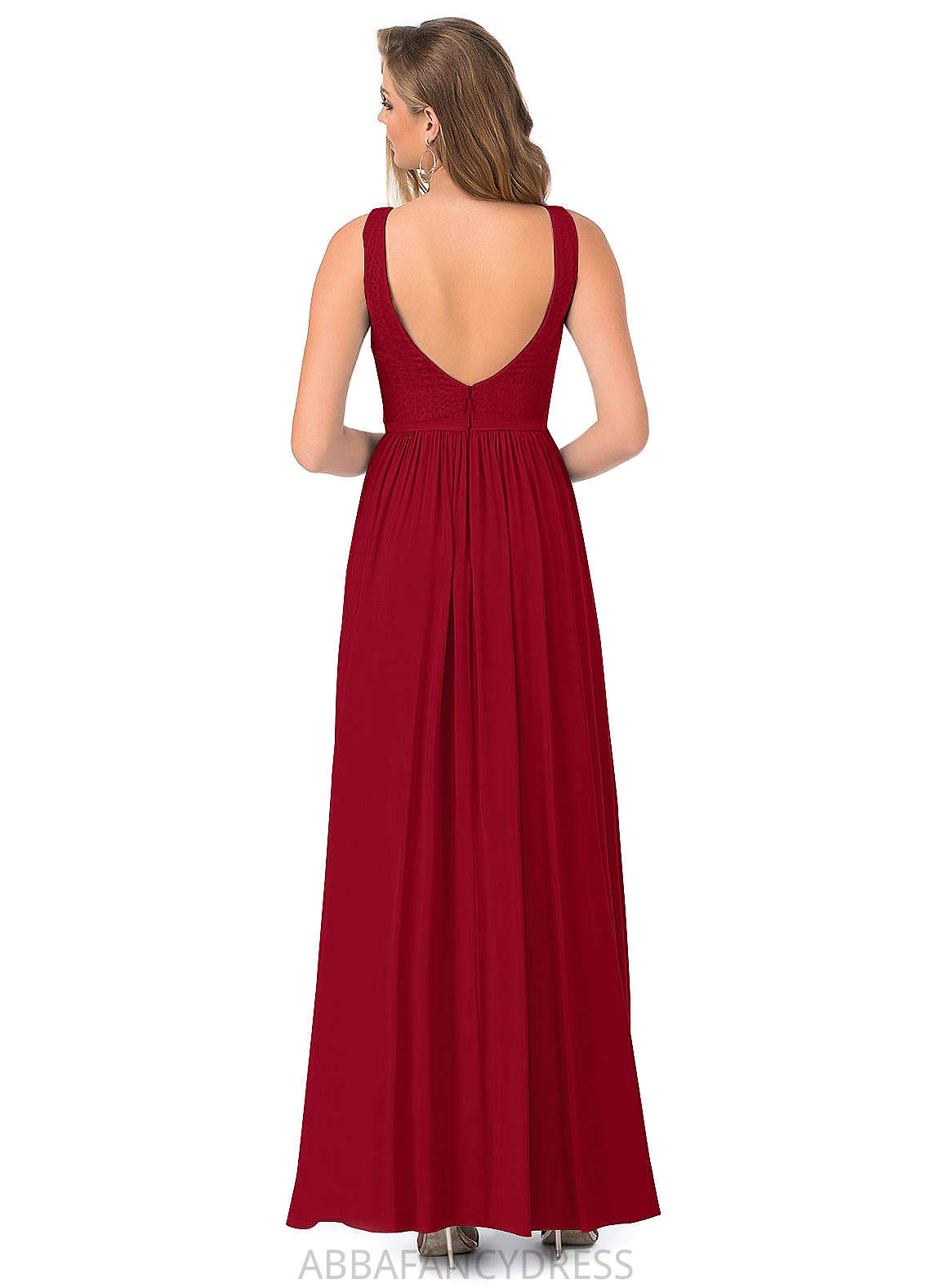 Mckenna Floor Length Sleeveless Spaghetti Staps A-Line/Princess Off The Shoulder Natural Waist Bridesmaid Dresses