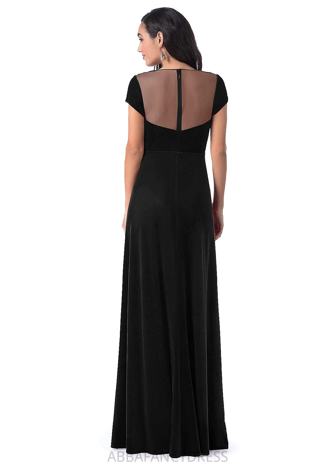 Arely Sleeveless V-Neck A-Line/Princess Floor Length Natural Waist Bridesmaid Dresses