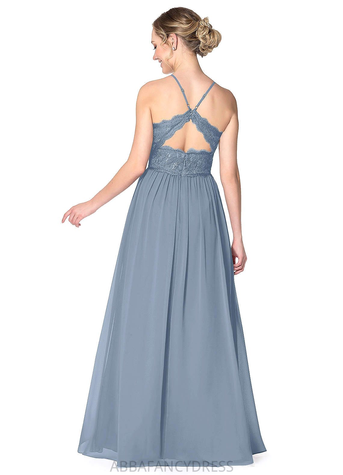 Jaylynn V-Neck Natural Waist Floor Length A-Line/Princess Sleeveless Bridesmaid Dresses