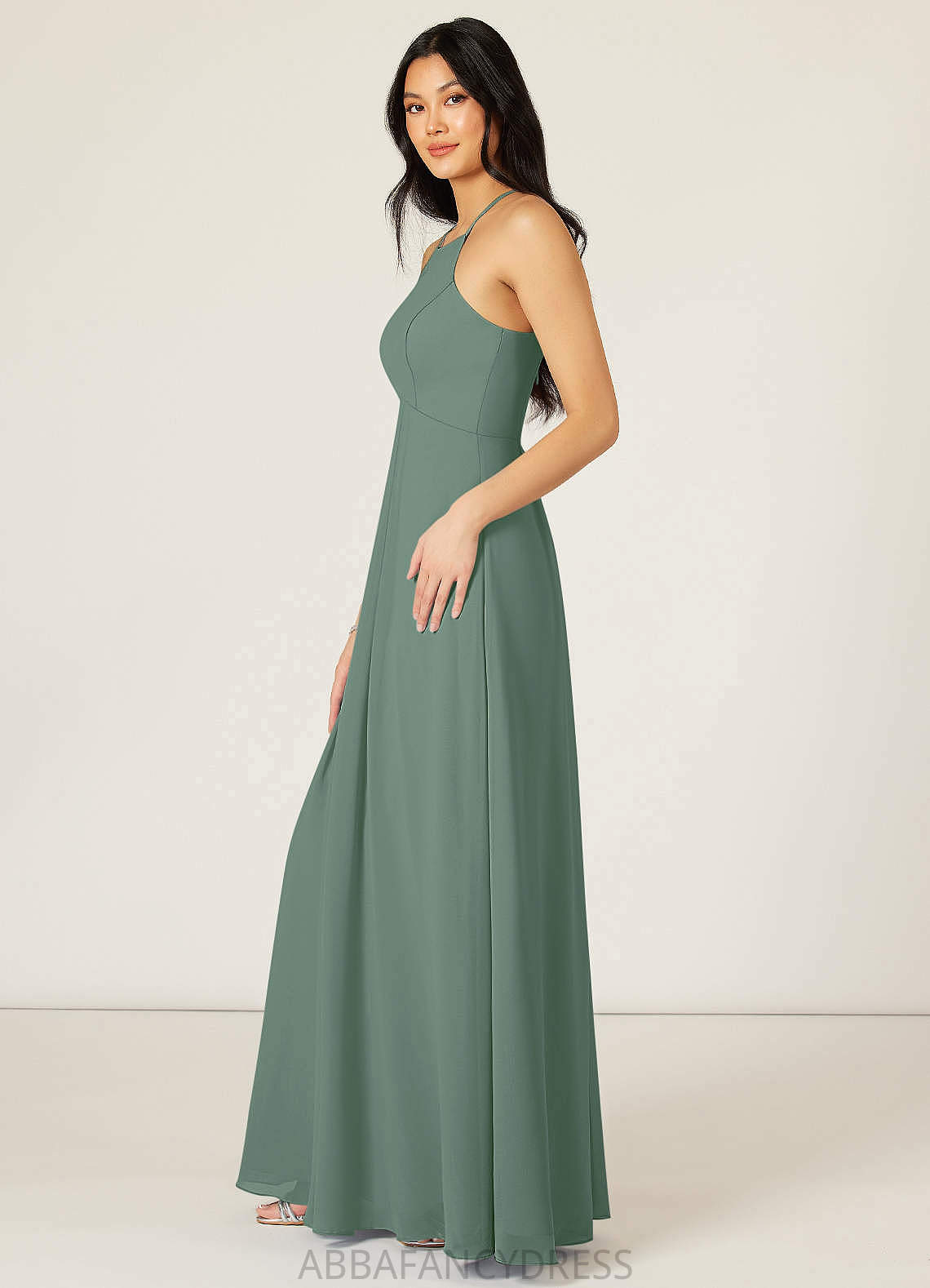 Esperanza Trumpet/Mermaid Natural Waist Sleeveless Floor Length Bridesmaid Dresses